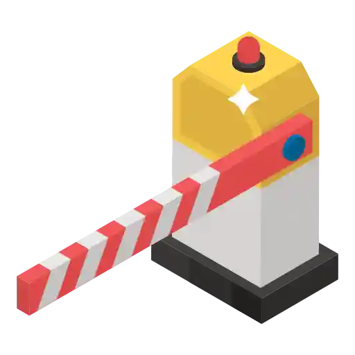 Icon Barrier Gate
