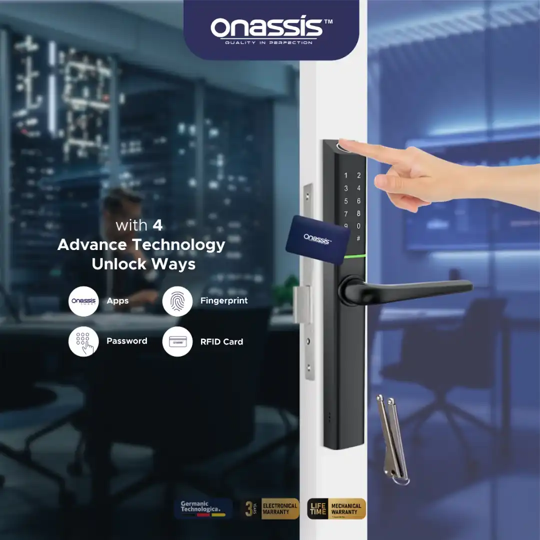 Kunci Pintu Digital Klasik Onassis D75 Pro