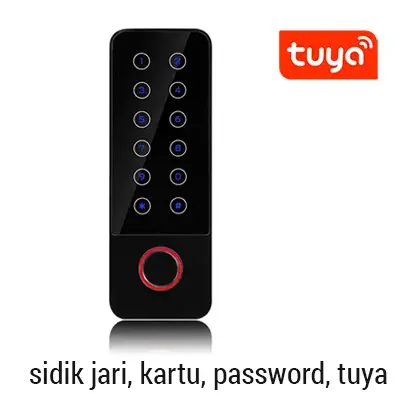 Terminal akses kontrol dengan fitur fingerprint model