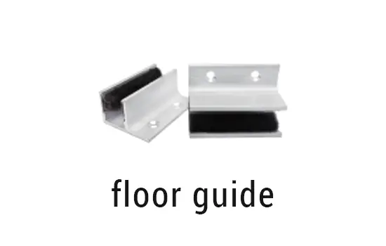 Dudukan floor guide pintu otomatis