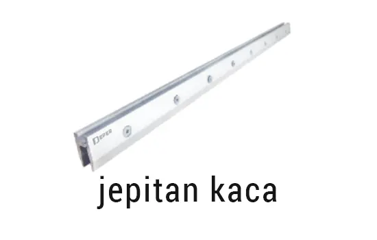 Jepitan kaca pintu otomatis