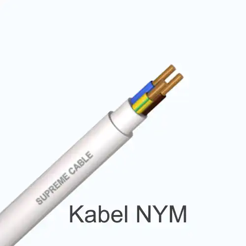 Kabel NYM 3x2.5mm dalam Conduit PVC