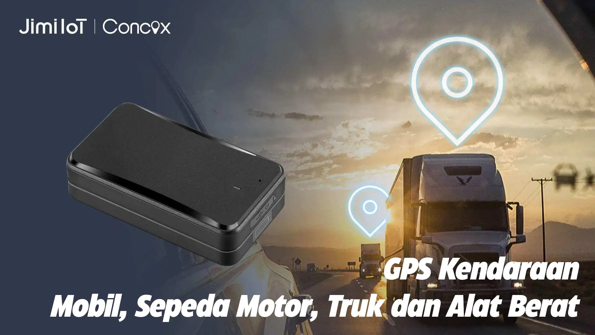 Aplikasi mobile melacak posisi mobil di peta secara real-time