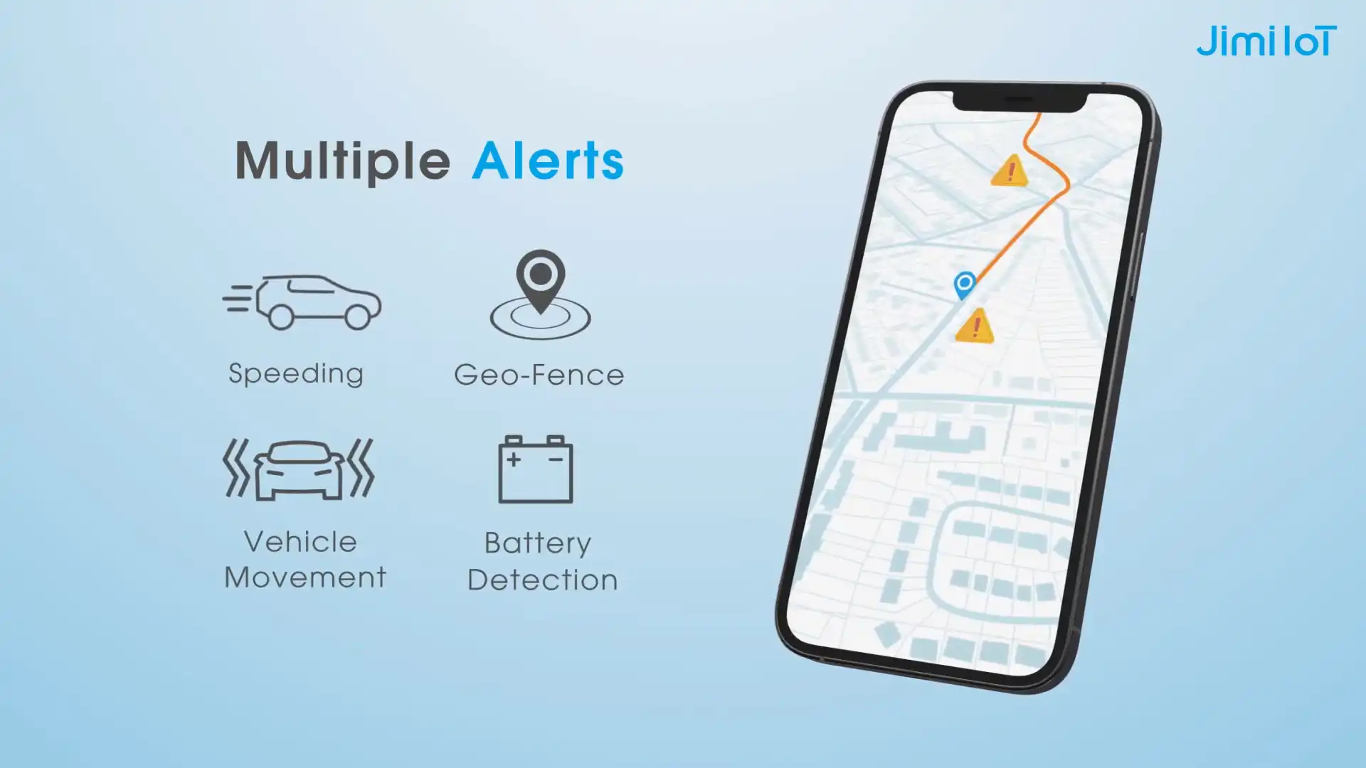 Contoh notifikasi pintar dari GPS tracker seperti geo-fence dan batas kecepatan