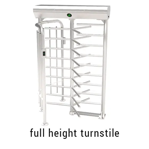 Full-height turnstile ZKTeco untuk keamanan maksimal