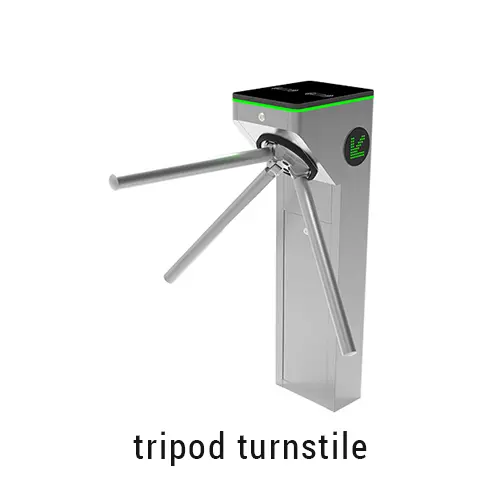 Tripod turnstile ZKTeco untuk kontrol akses tiket